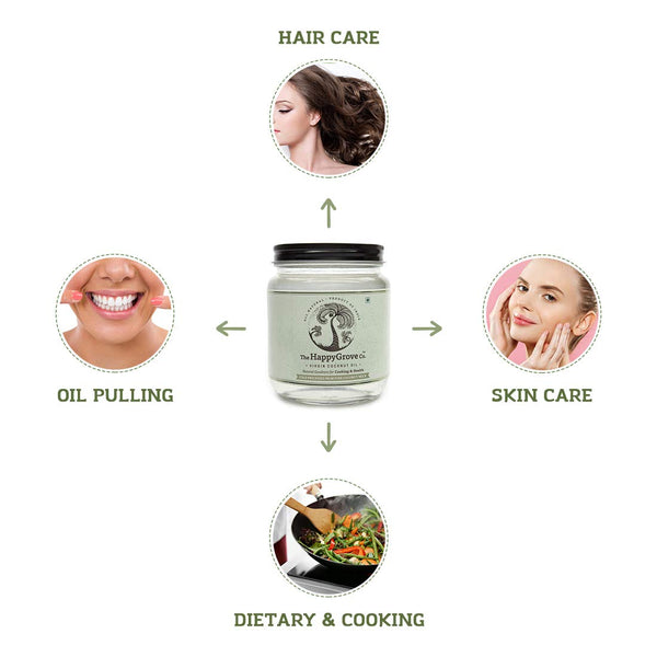 The Happygrove Co. Extra Virgin Coconut Oil, 500 ml