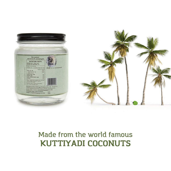 The Happygrove Co. Extra Virgin Coconut Oil, 500 ml